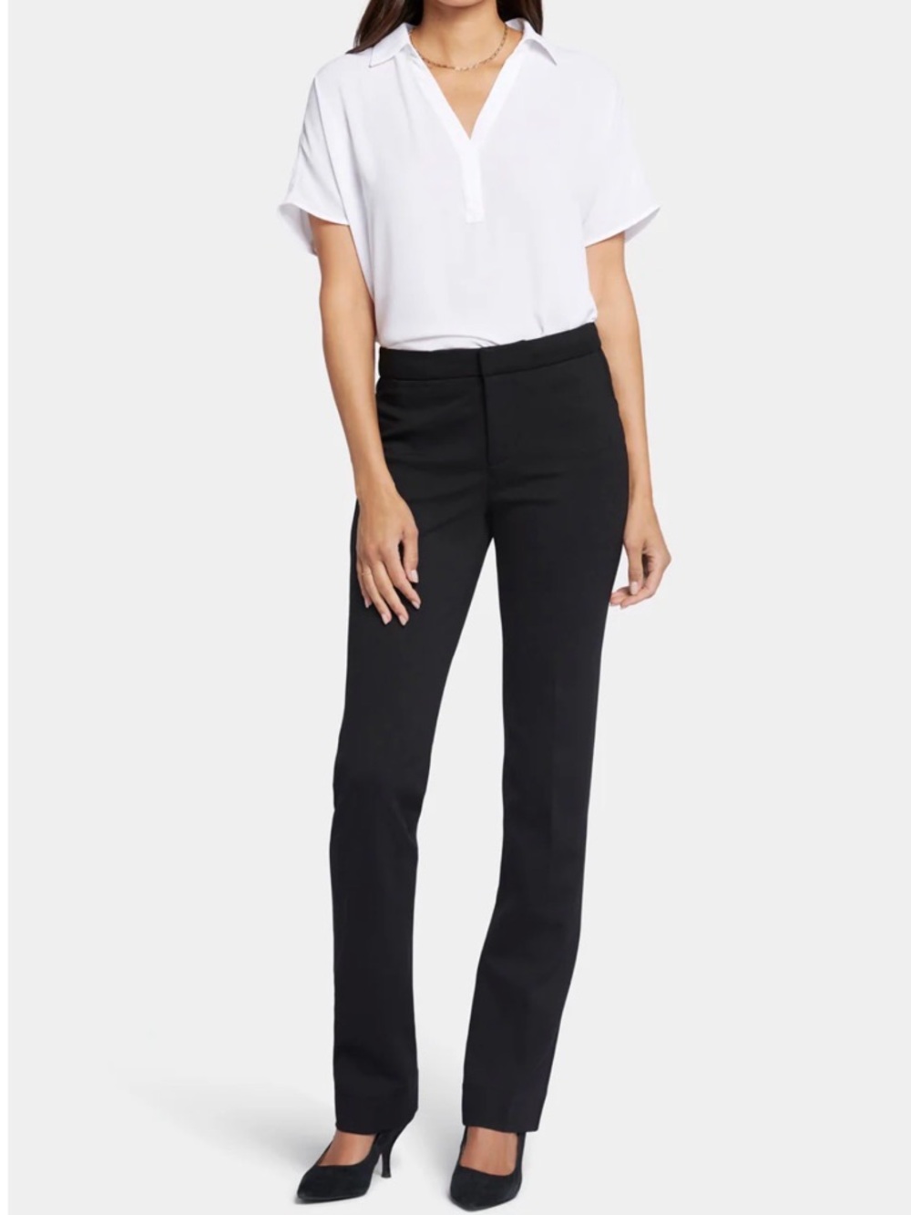 NYDJ Black Slim Trouser Pants
In Ponte Knit